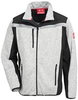 NITRAS SAFETY softshelljacke "motion tex plus 7192" knitted softshell jacket. motion tex plus gray - thumbnail
