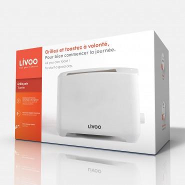 LIVOO DOD162W Broodrooster - Wit