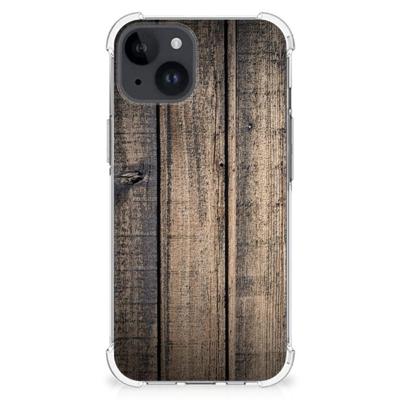 iPhone 15 Plus Stevig Telefoonhoesje Steigerhout iPhone 15 Plus Stevig Telefoonhoesje Steigerhout
