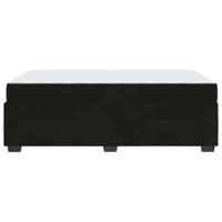 Bedframe met matras met matras Zwart 120 x 190 cm Fluweel - thumbnail