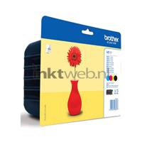 Brother inktcartridge, 300 pagina's, OEM LC-121VALBP, 4 kleuren - thumbnail
