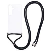 Anti-shock Back Cover Samsung Galaxy S24 Plus Transparant met Koord - thumbnail