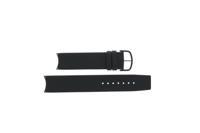 Horlogeband Omega 196.0440 / X0015593 / 93565564 Leder Zwart 20mm - thumbnail