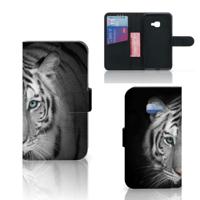 Samsung Galaxy Xcover 4 | Xcover 4s | Telefoonhoesje | Met pasjeshouder | Tijger - thumbnail