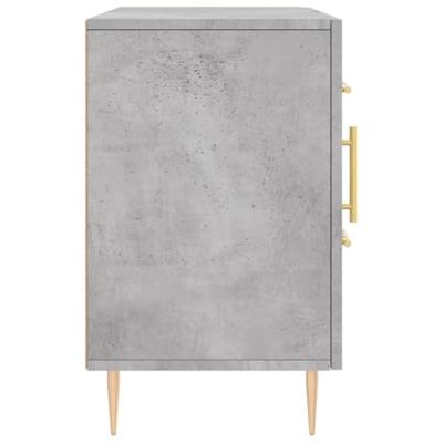 Dressoir 100x36x60 cm bewerkt hout betongrijs