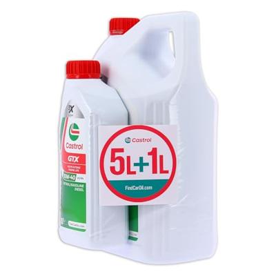 Motorolie - CASTROL GTX - 10W-40 A3/B4 - 5L+1L - 057026