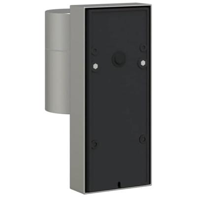 VidaXL Buiten wandlamp zilver 6,5 x 10,5 x 16 cm rvs en glas