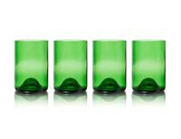 Rebottled glazen - 4-pack - green - thumbnail