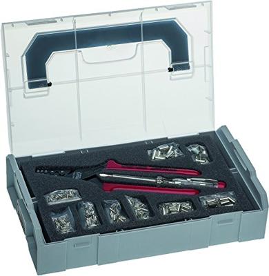 NWS 338-22 Perstang Adereindhulzen 0.5 tot 16.0 mm² Incl. spanningstester, Incl. assortiment adereindhulzen in koffer