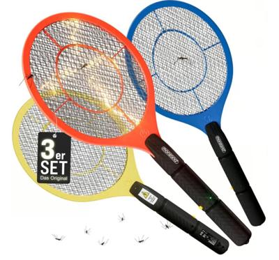 Elektrische Vliegenmepper Set van 3 kleuren