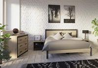 Comodino COLORADO 1 cassetto - Decor rovere Kronberg - L 49,6 x P 36,3 x H 40,1 cm - thumbnail