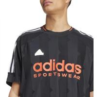 Heren-T-Shirt met Korte Mouwen Adidas House Of Tiro Jacquard Jersey Zwart - Maat: M - thumbnail