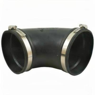 Air Aqua Flexibele Rubber Bocht 90° - Doe-het-zelf, Weerbestendig, 160mm - Eenvoudige Vijver Installatie