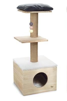 Designed By Lotte Houten Krabpaal Kamina 40X40X95 Cm Beeztees - Designed by lotte Designed By Lotte Houten Krabpaal Kamina 40X40X95 Cm Beeztees - Designed by lotte