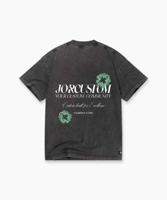 Jorcustom Flowers Loose Fit T-Shirt Heren Donkergrijs - Maat M - Kleur: Donkergrijs | Soccerfanshop - thumbnail