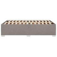 Bedframe zonder matras 120x200 cm stof taupe - thumbnail