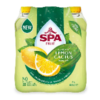 Spa - Fruit Sparkling Lemon Cactus - 6x 400ml - thumbnail