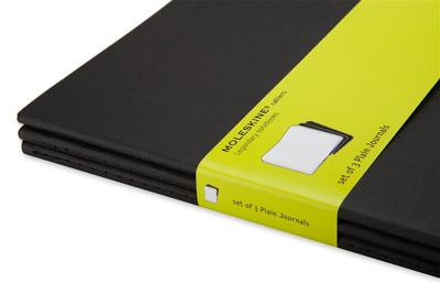 Schrift moleskine 190x250mm blc 240pag zwart 3st Schrift moleskine 190x250mm blc 240pag zwart 3st