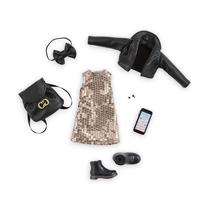 Poppenaccessoires - COROLLE - Feestkleding - Voor etalagepop van 28 cm - 7 accessoires - Vanaf 4 jaar - thumbnail