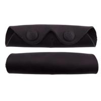 BR Kinkettingbeschermer leder zwart - thumbnail