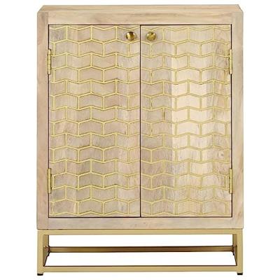 Dressoir met 2 deuren 55x30x70 cm massief mangohout Dressoir met 2 deuren 55x30x70 cm massief mangohout