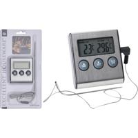 Excellent Houseware Digitale Vleesthermometer Zilver - thumbnail