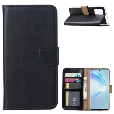 Samsung Galaxy S20 Plus Hoesje Zwart met Pasjeshouder Samsung Galaxy S20 Plus Hoesje Zwart met Pasjeshouder