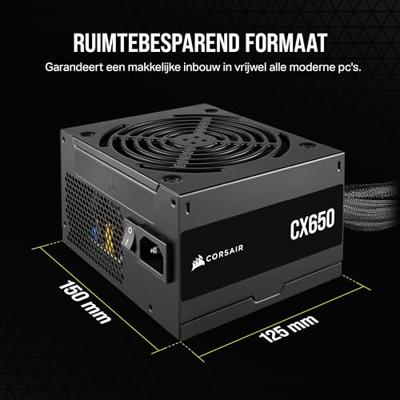 Voedingsbron Corsair CP-9020278-EU ATX 650 W 80 Plus Bronze - thumbnail