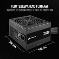 Voedingsbron Corsair CP-9020278-EU ATX 650 W 80 Plus Bronze - thumbnail