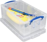 Opbergbox ru 12ltr 465x270x150mm transp blauw - thumbnail