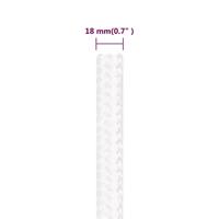 VidaXL Boottouw 18 mm 100 m polypropyleen volwit - thumbnail