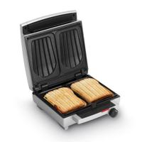 Fritel SW 1450 sandwich maker 1400 W Chroom, Metallic, Zilver - thumbnail