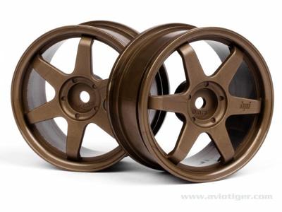 HPI - Te37 wheel 26mm bronze (0mm offset) (3838)
