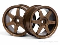 HPI - Te37 wheel 26mm bronze (0mm offset) (3838) - thumbnail