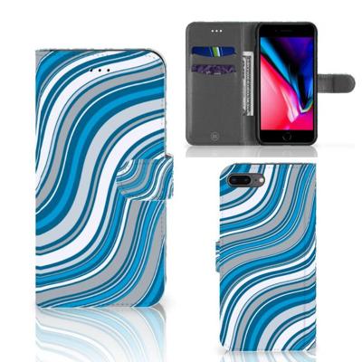 Apple iPhone 7 Plus | 8 Plus | Telefoon Hoesje | Waves Blue