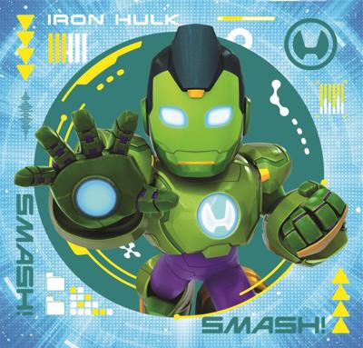 CLEMENTONI - 3x48 stuks - Vierkant Iron Man en zijn geweldige