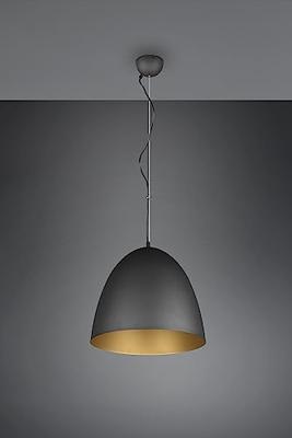 Trio Zwarte hanglampTilda Ø 40cm - R30661980