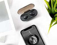 Technaxx Musicman BT-X49 In Ear oordopjes Bluetooth Zwart Headset, Touchbesturing - thumbnail