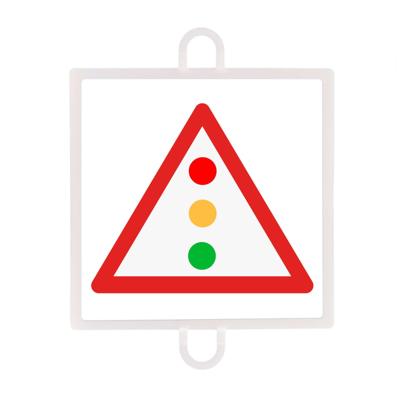 TRAFFIC SIGN DANGER Nº 10 (TRAFFIC LIGHT)