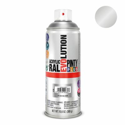 Sprayverf Pintyplus Evolution P150 400 ml Zilverkleurig