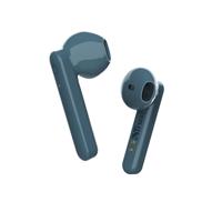 Trust Mobile Primo Touch Draadloze Bluetooth Oordopjes Wireless Earphones, 10 Uur Speeltijd in Totaal, Ingebouwde Microfoon, TWS, voor PC, Laptop, Smartphone, Tablet - Blauw - thumbnail