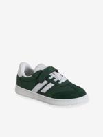 Geknoopte en klittenband kindertasjes collectie kleuterschool groen - thumbnail