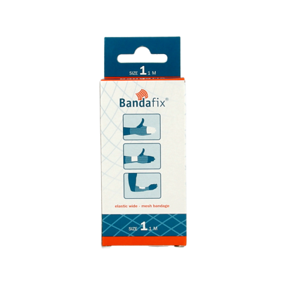 Bandafix Elastisch Netverband Katoen Hand/Onderarm/Pols Bandafix Elastisch Netverband Katoen Hand/Onderarm/Pols