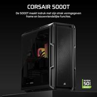 PC-behuizing - CORSAIR - 5000T-serie - Mid-Tower - Zwart - thumbnail