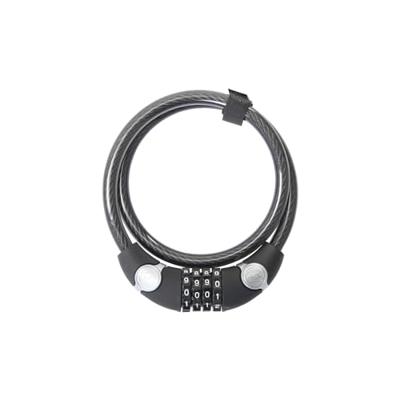 CONTEC cijfer-kabelslot "ecoloc" ct comb.cable lock ecoloc 12mm x 85cm black