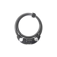 CONTEC cijfer-kabelslot "ecoloc" ct comb.cable lock ecoloc 12mm x 85cm black - thumbnail