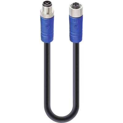 Lumberg Automation 934853083 Sensor/actuator aansluitkabel M12 Aantal polen (sensoren): 3+PE Stekker, recht, Bus, recht 10.00 m 1 stuk(s)