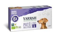 Yarrah Verpakking met 6 blikjes paté met kip en kalkoen biologisch voor honden, 6 x 150 g - thumbnail