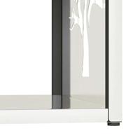 Brandhoutrek 40x40x40 cm roestvrij staal - thumbnail