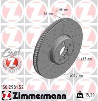 Remschijf BMW (non compound disc) RIGHT Coat Z 150298152 - thumbnail